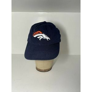 Reebok Denver Broncos NFL Navy Blue Adjustable Hat Baseball Cap NWT
